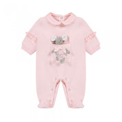 LAPIN HOUSE - Mouse Teddy Babygrow - Pink