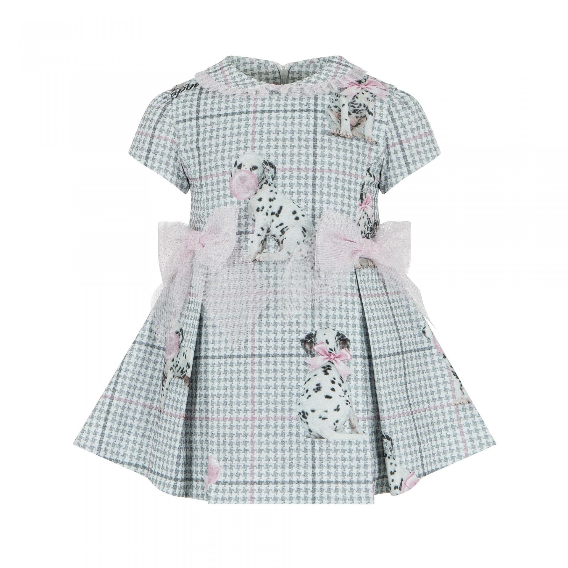 LAPIN HOUSE - Dalmatian Party Dress Dress - Grey Bluebells Boutique LAPIN HOUSE - Dalmatian Party Dress Dress - Grey Bluebells Boutique