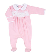 MAGNOLIA BABY - Kate Smocked Four Piece Set - Pink