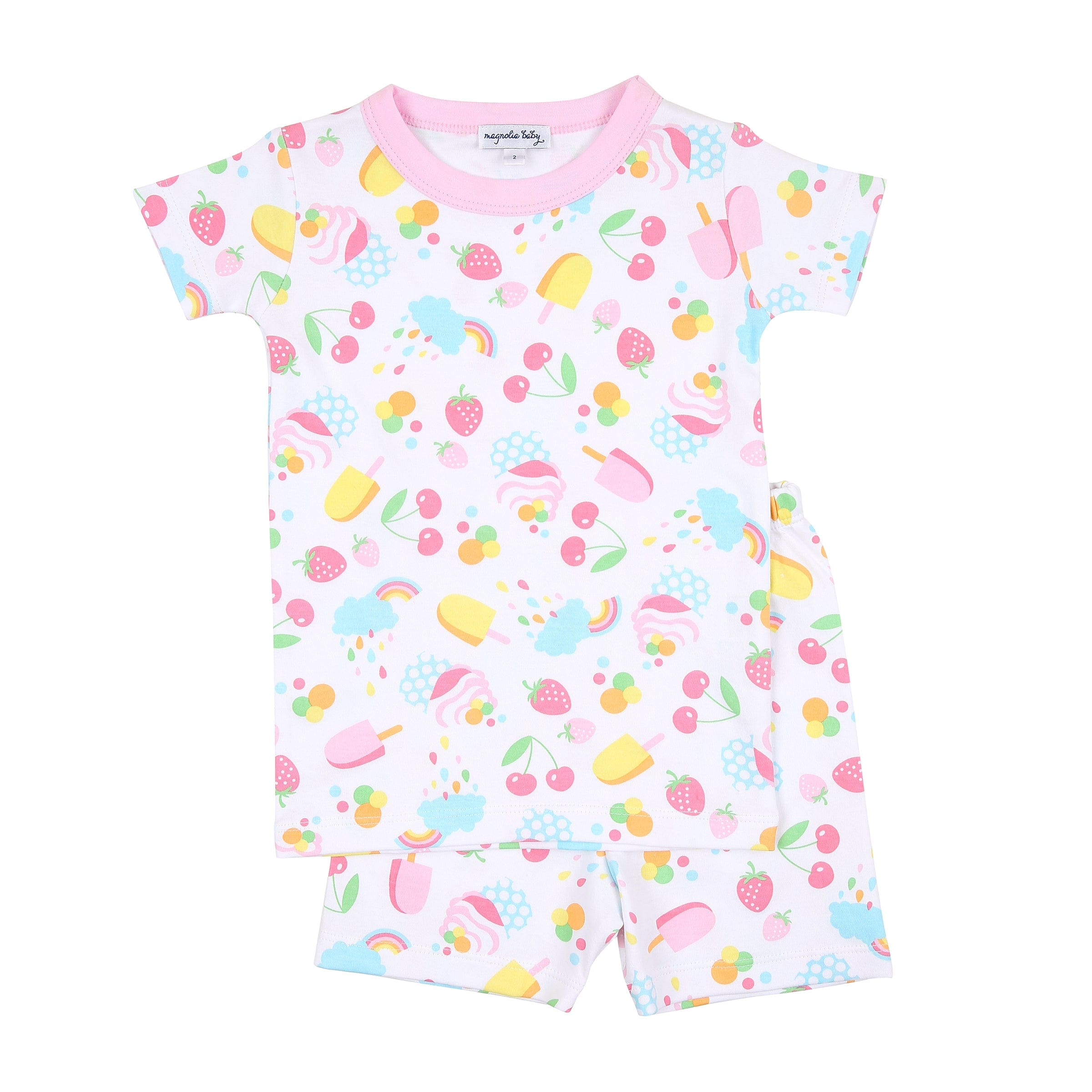 MAGNOLIA BABY - Summer Treats Short Pyjamas - Pink