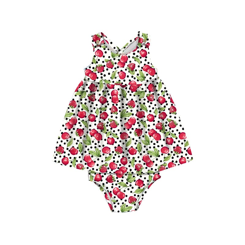 MAYORAL - Berry Dress & Knickers - Red