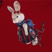 LAPIN HOUSE - Rabbit Tartan Short Set - Red