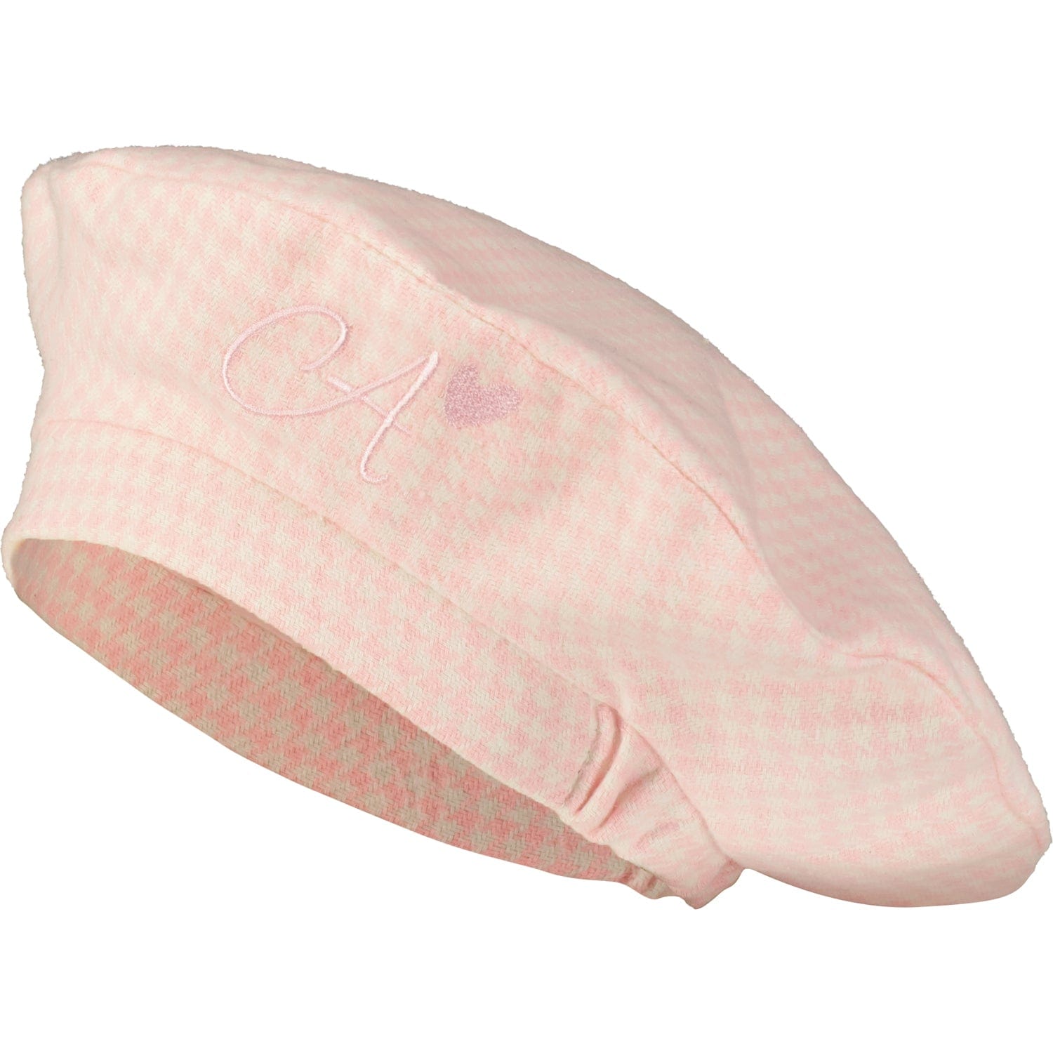 A DEE - Peony Dreams Angelina Houndstooth Beret - Pink