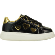 A DEE - Baroque Love Queeny Chunky Heart Trainers - Black