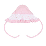 MAGNOLIA BABY - Kate Smocked Bonnet - Pink