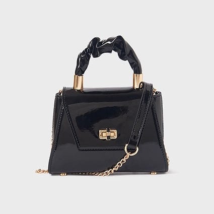 ABEL & LULA - Patent Handle Bag - Black