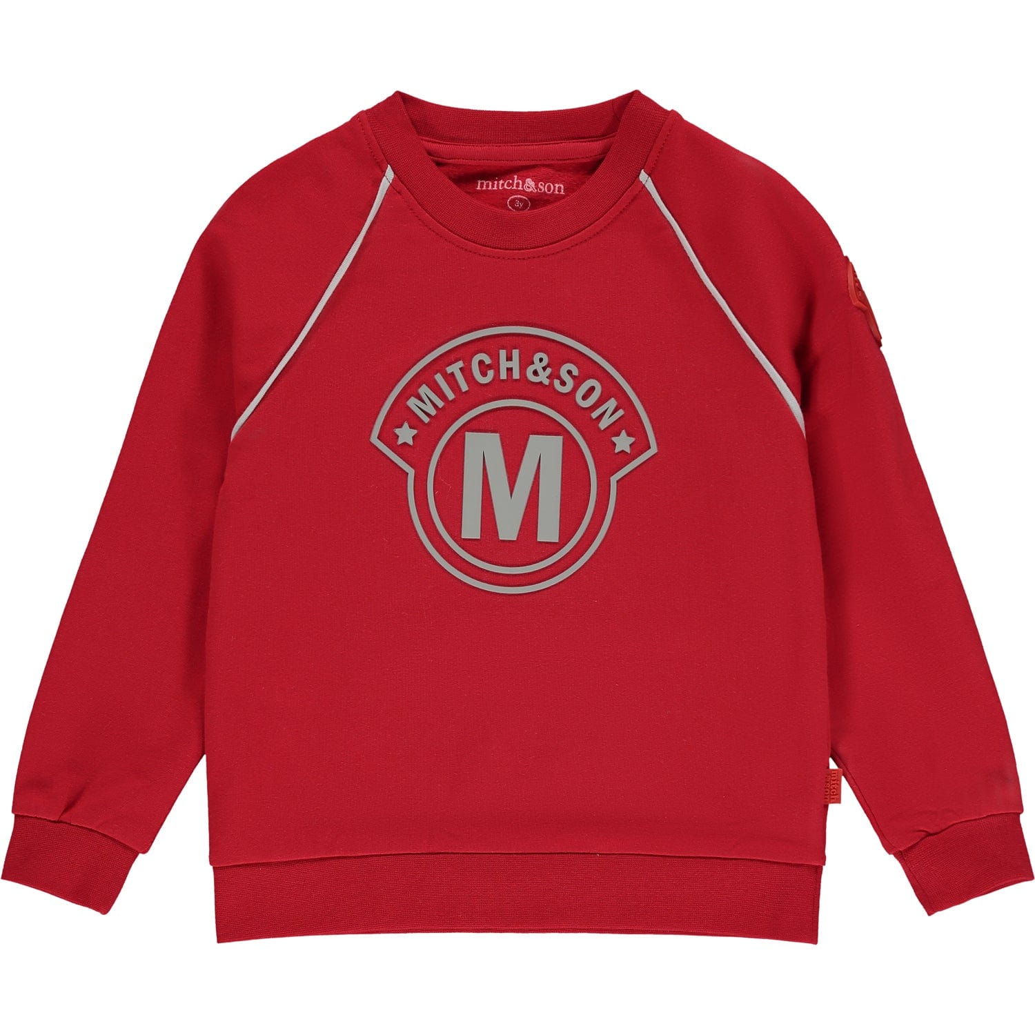 MITCH & SON -  Otis M Logo Sweatshirt Set - Red