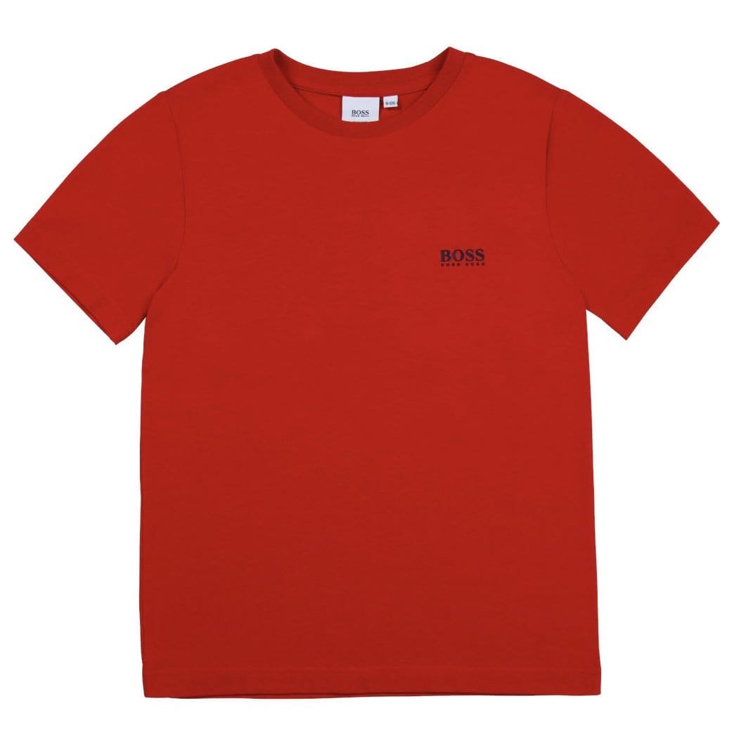 HUGO BOSS - Logo T Shirt -  Red