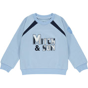 MITCH & SON - Patrick Logo Graphic Sweatshirt Set - Light Blue