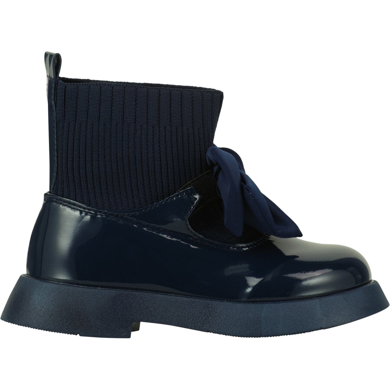 A DEE - Back To School Mary Jane Sock Wellington - Navy