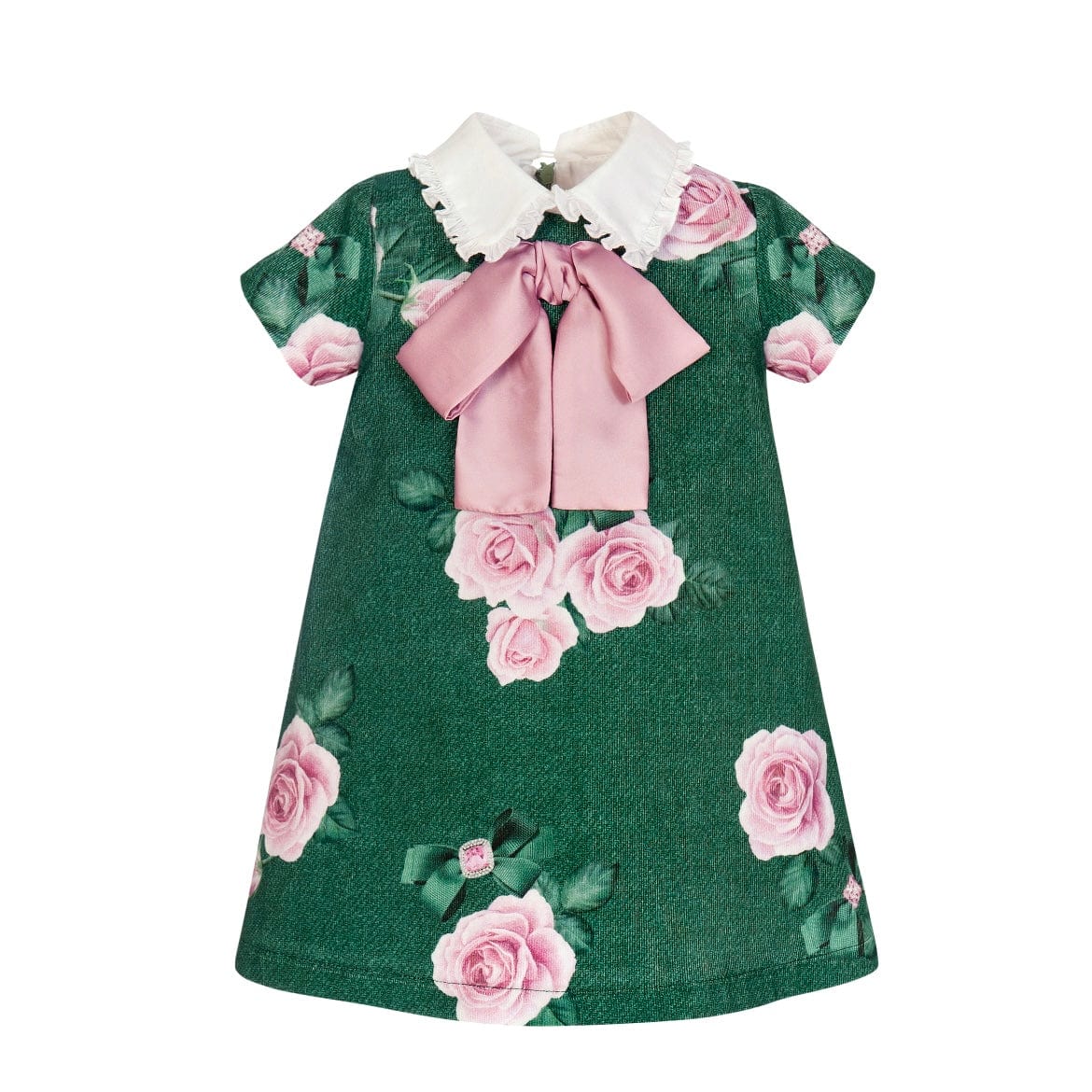 BALLOON CHIC - Pink Roae Dress - Green