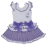RAHIGO - Dog Tooth Dress - Lilac