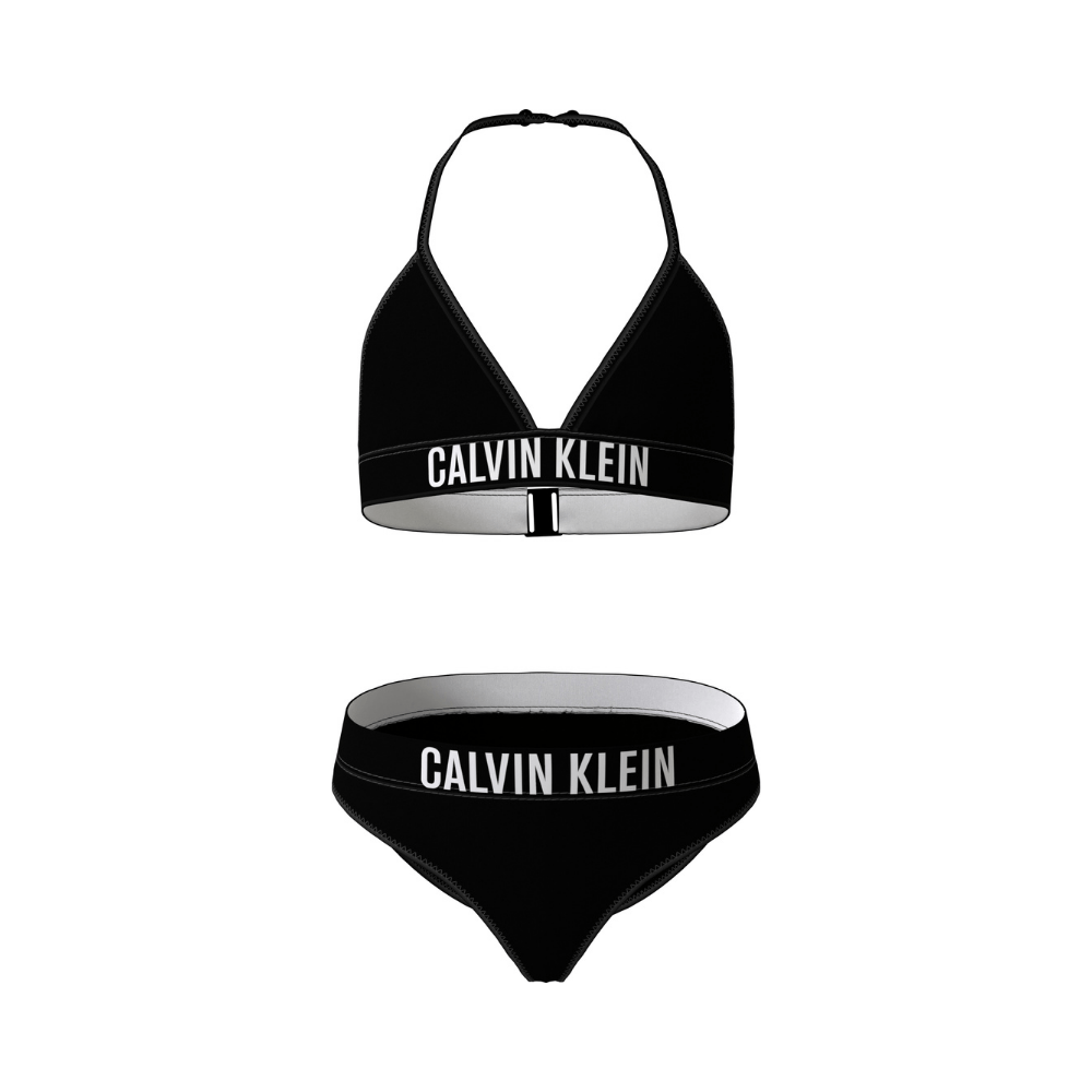 CALVIN KLEIN - Triangle Bikini Set - Black