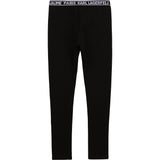 Karl Lagerfeld - Milano jersey leggings - Black