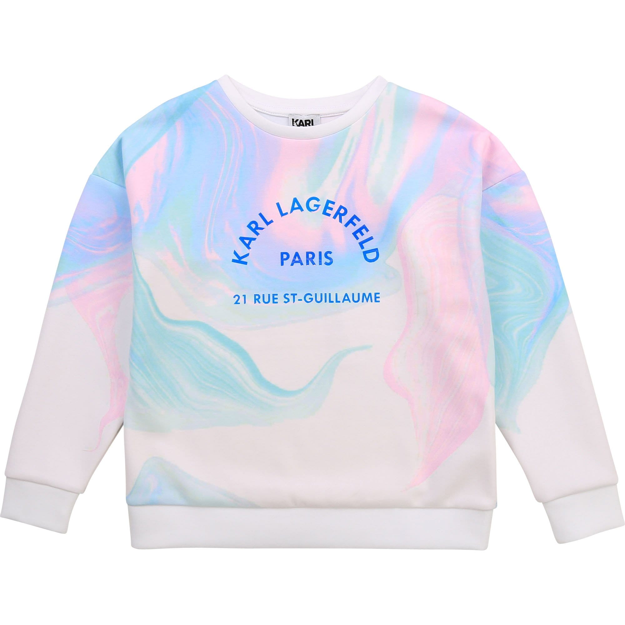 Karl Lagerfeld - Milano Jersey Sweatshirt - White