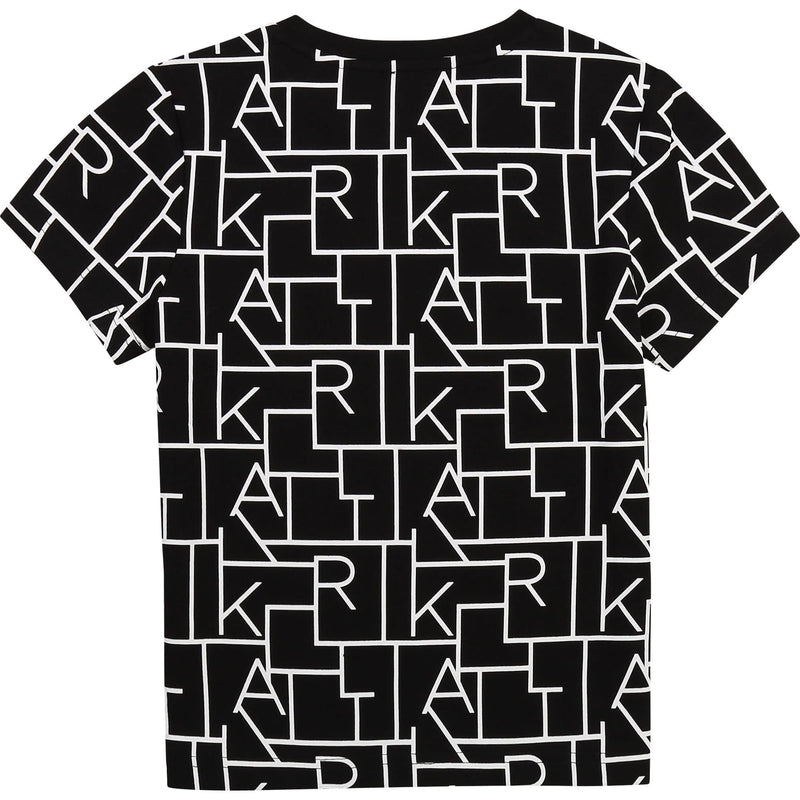 Karl Lagerfeld - Digikarl Logo Print T Shirt - Black