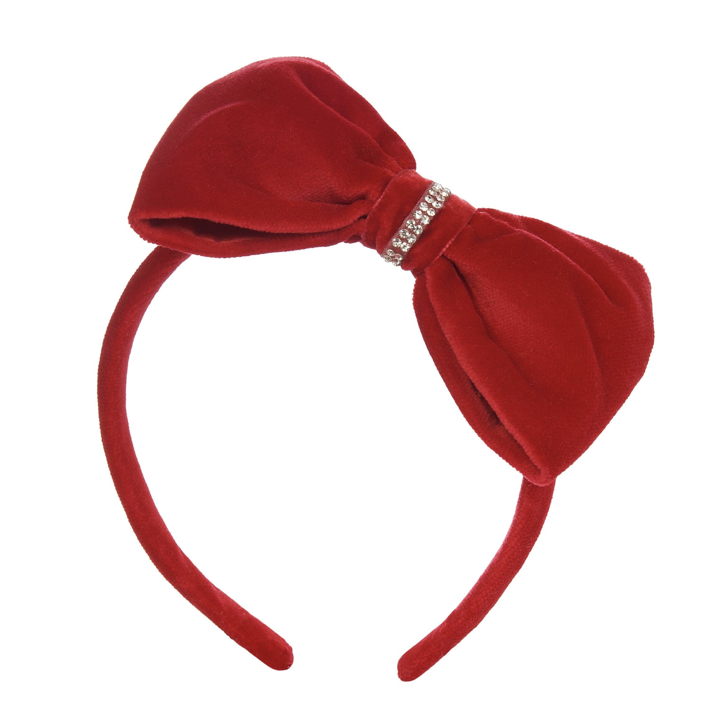 BALLOON CHIC - Velvet Hairband   - Red