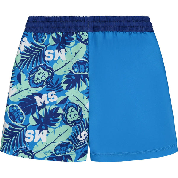 MITCH & SON - Kennedy Lion Swim Shorts - Bright Blue