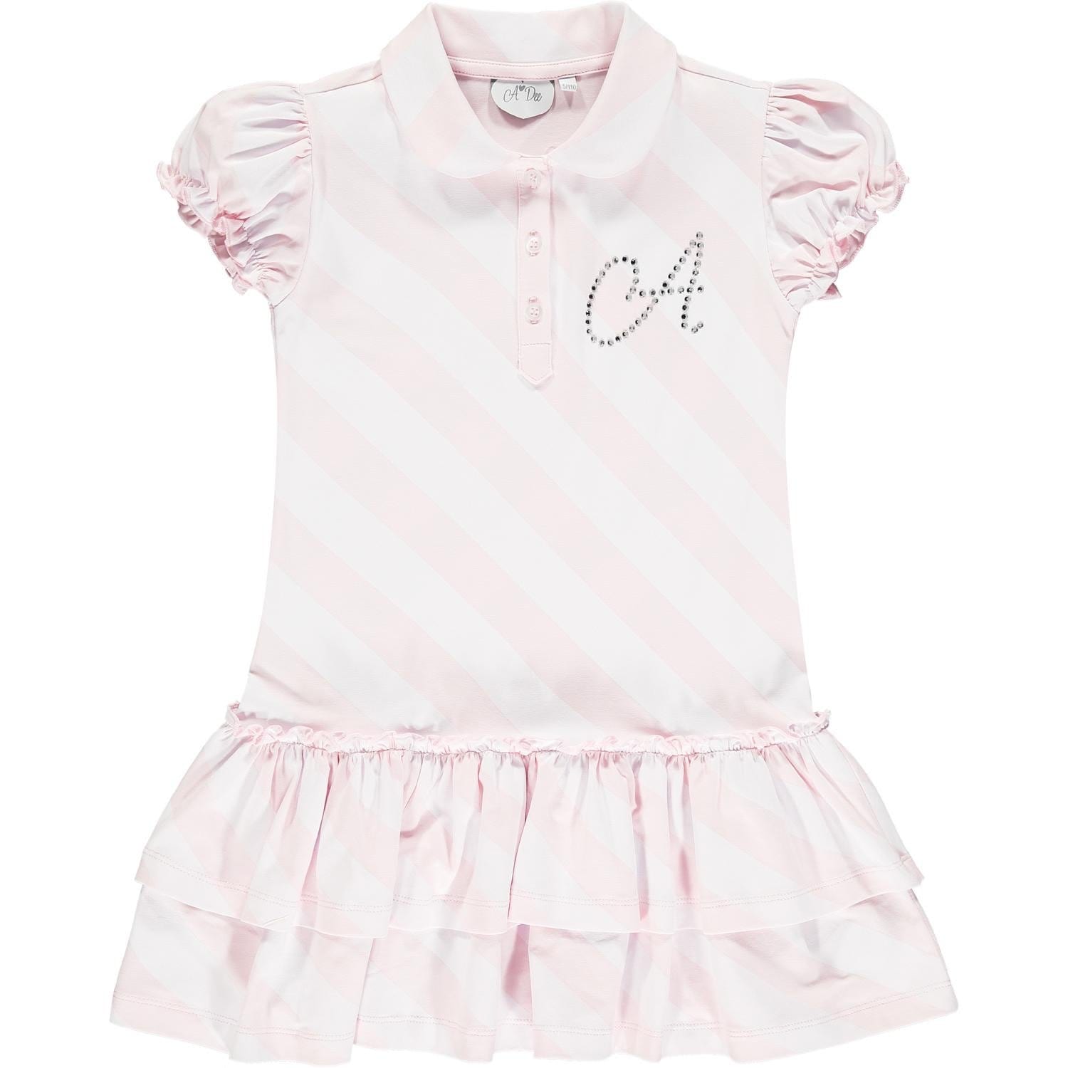 A DEE DIAGONAL STRIPE TENNIS DRESS ORINTHIA S214712