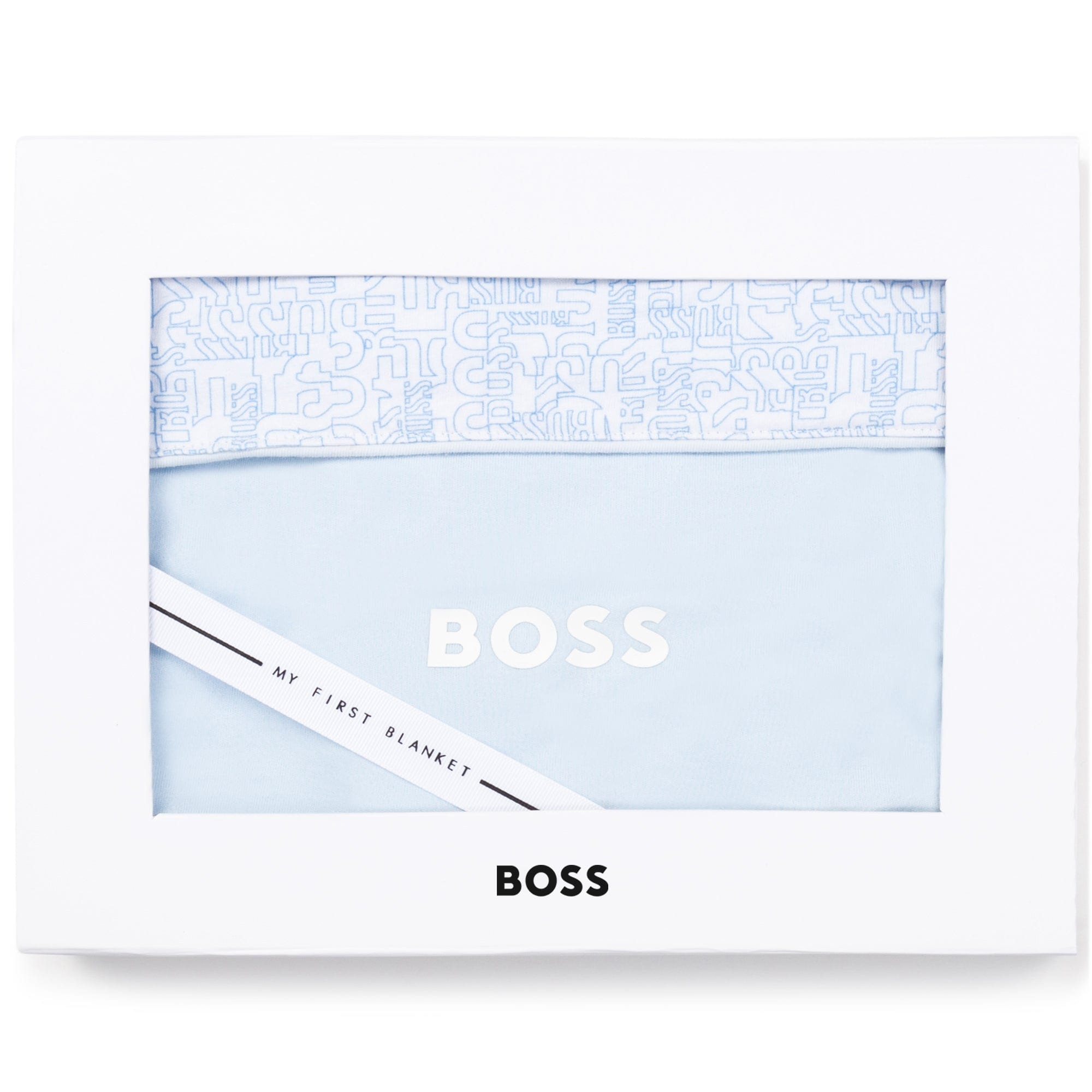 HUGO BOSS - Reversible Blanket - Pale Blue