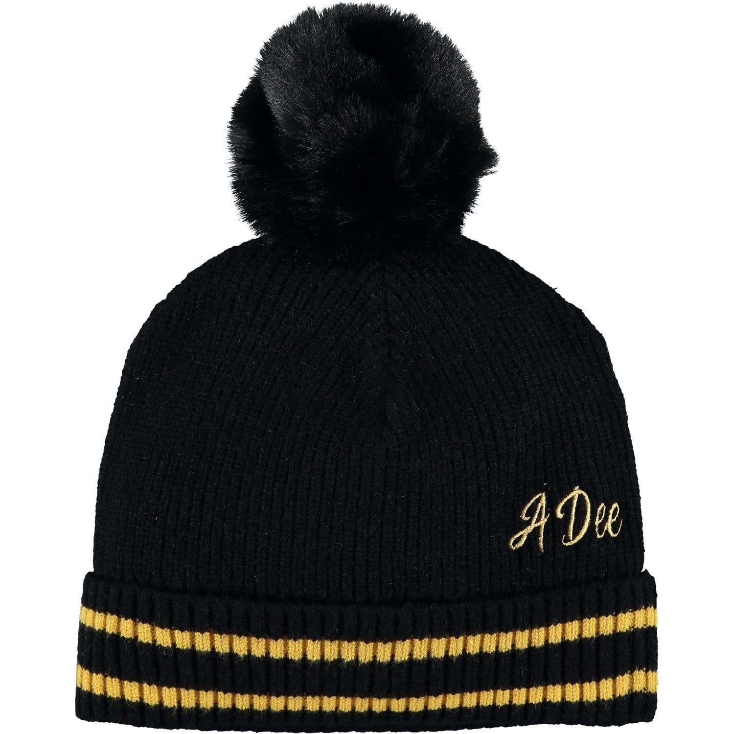 A DEE - Pom Pom Hat - Black