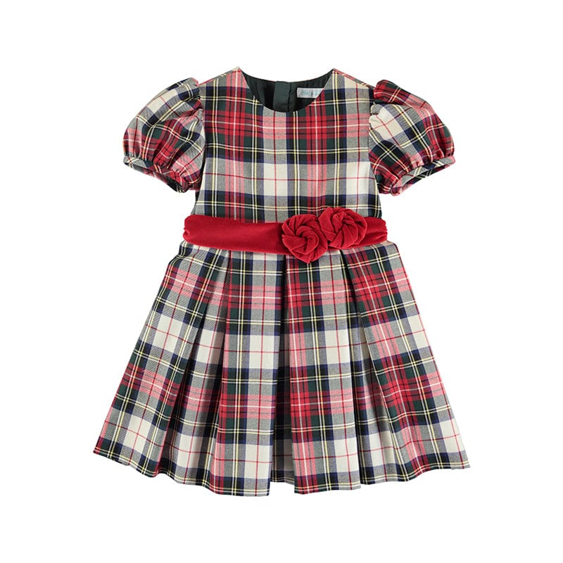 ABEL & LULA - Plaid Dress - Red