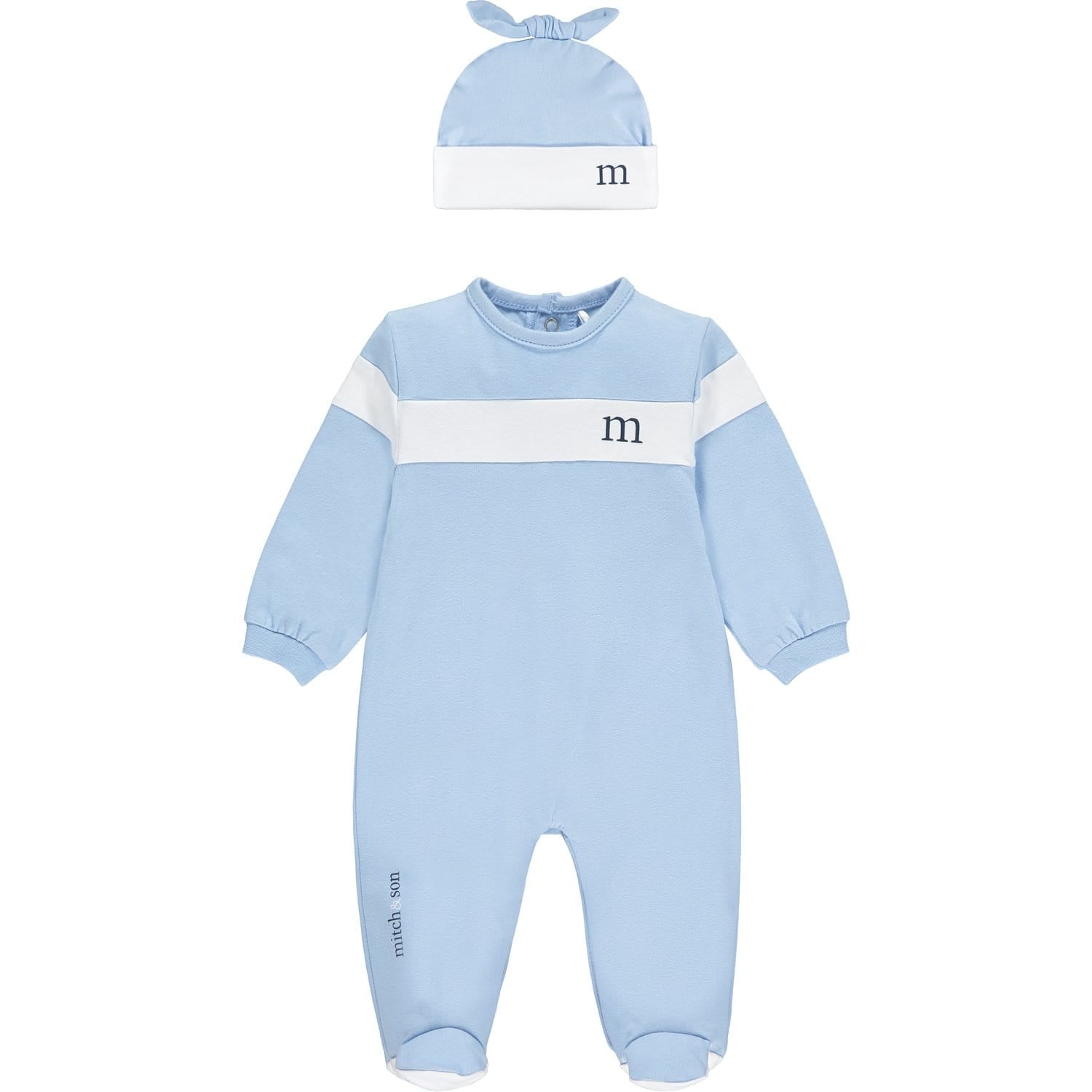 MITCH & SON - Babygrow Hat Set - Blue