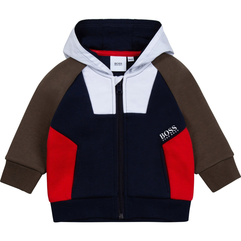 Navy and red hugo boss tracksuit new arrivals