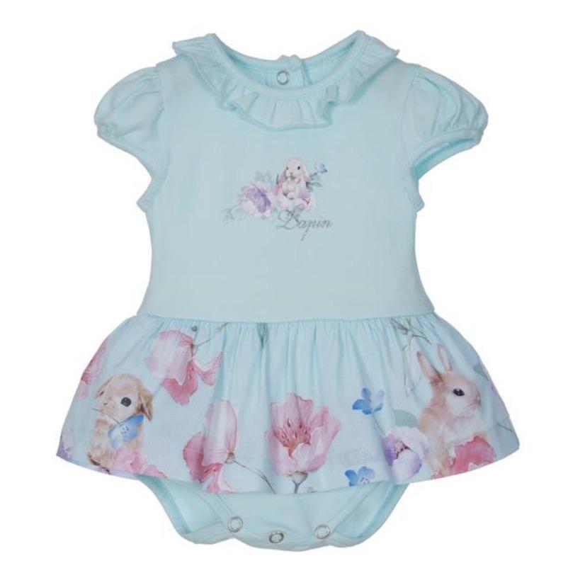 LAPIN HOUSE MINT RABBIT FRILL ROMPER & HAIRBAND – Bluebells Boutique