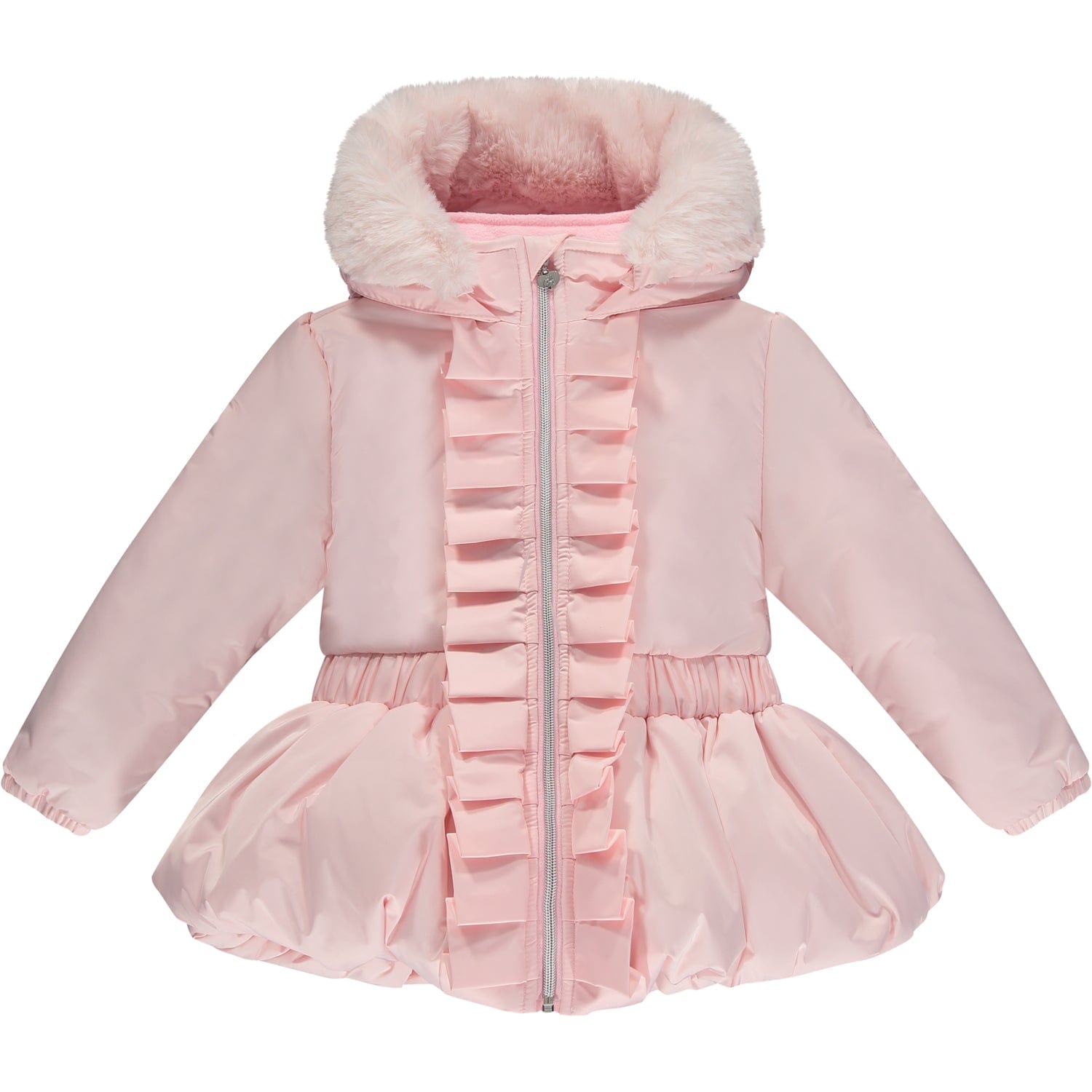 A DEE - Thea Front Frill Short Jacket - Pale Pink