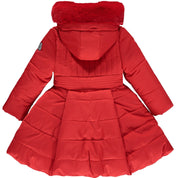 A DEE - Knitted Love Padded Jacket - Red