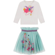 BILLIEBLUSH - Tulle Skirt Set - Aqua