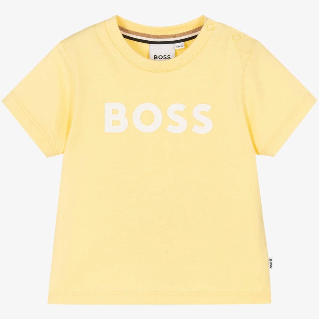 HUGO BOSS - Toddler Logo Tee-Shirt - Yellow