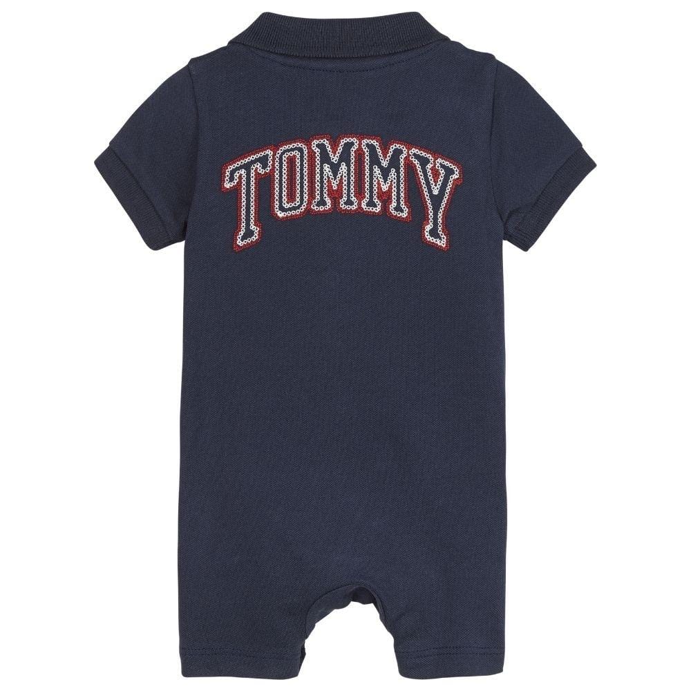 TOMMY HILFIGER - Polo Romper - Navy