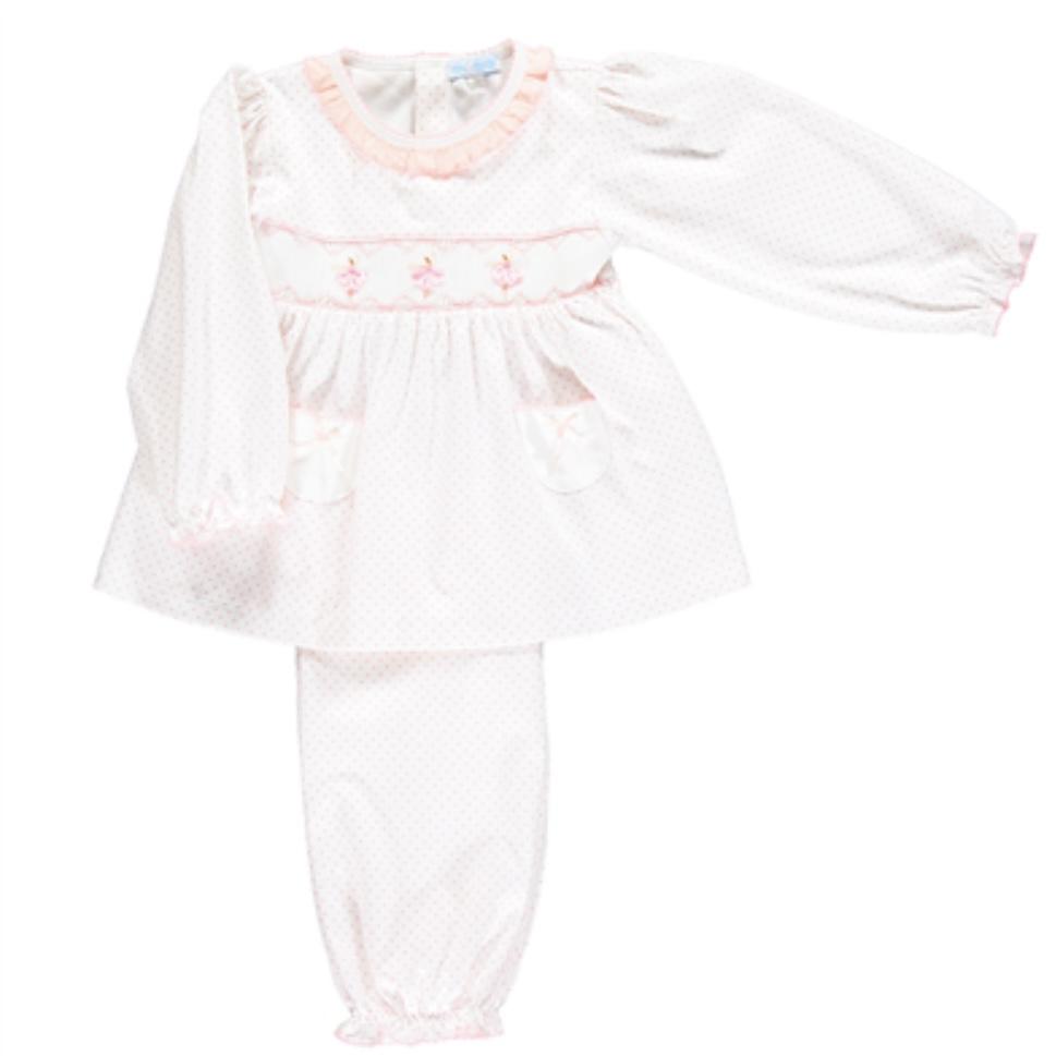 Mini-La-Mode - Ballet Spot Pyjamas - Pink