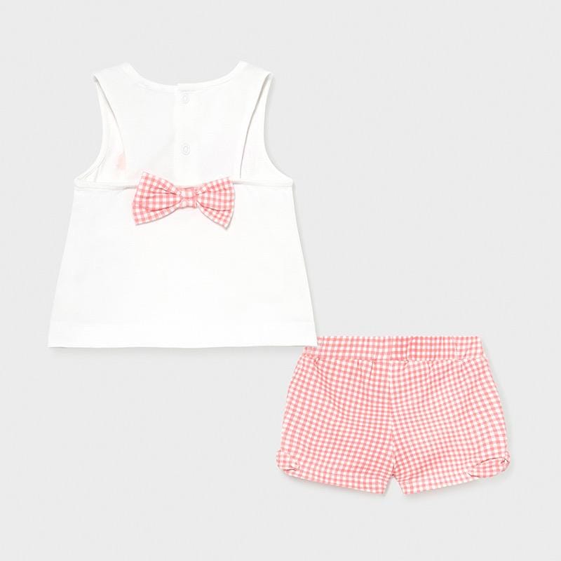 MAYORAL - Beach Girl  Top & Short Set - Pink