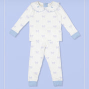 SAL & PIMENTA - Blue Bows Pyjamas - Blue