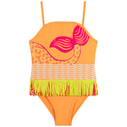 BILLIEBLUSH - Mermaid Tail Swimsuit - Orange