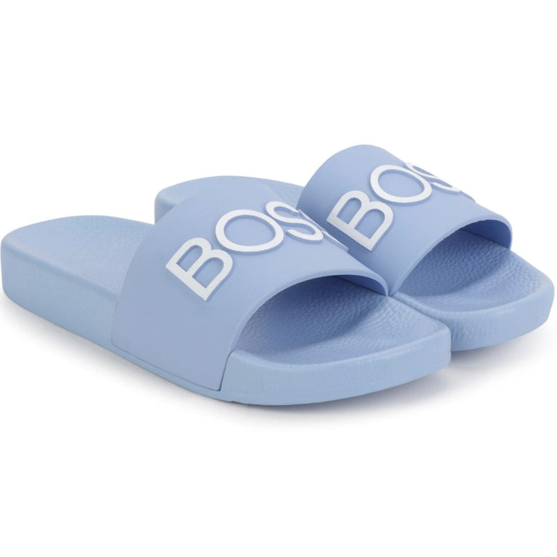 Hugo boss blue discount sliders