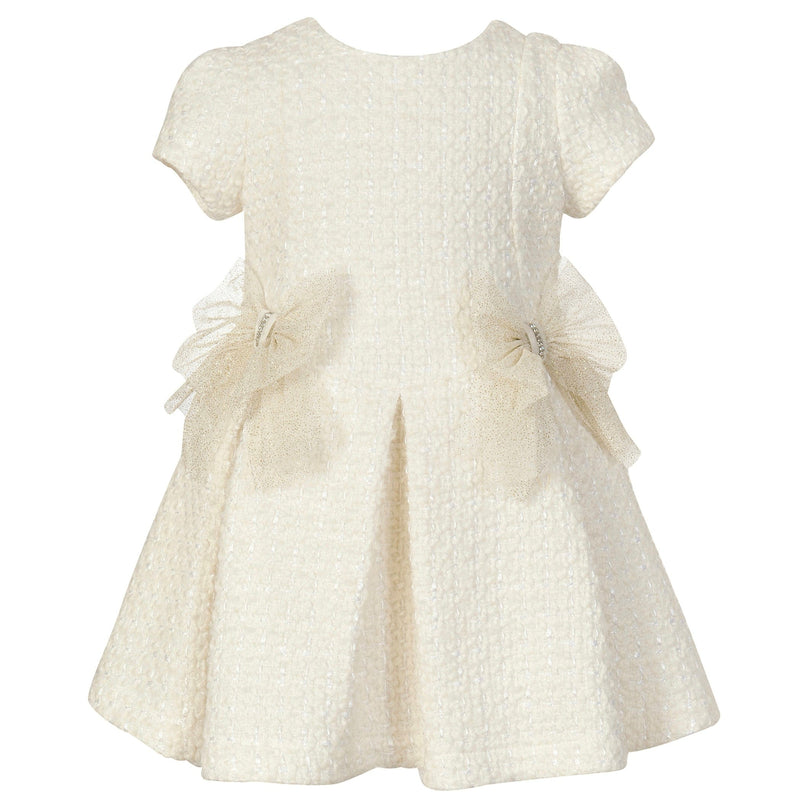 BALLOON CHIC - Tweed Dress - Cream