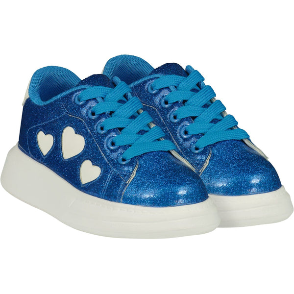 A DEE - Tropical Dream Queeny Chunky Trainers - Blue