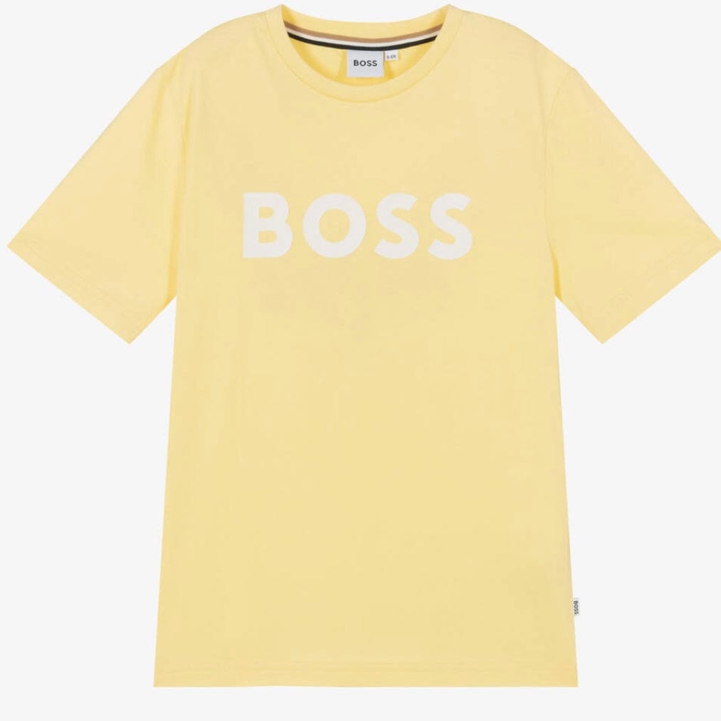 HUGO BOSS - Logo Tee-Shirt - Yellow
