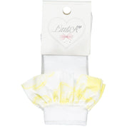 LITTLE A - Chanelle Knee High Sock - Lemon