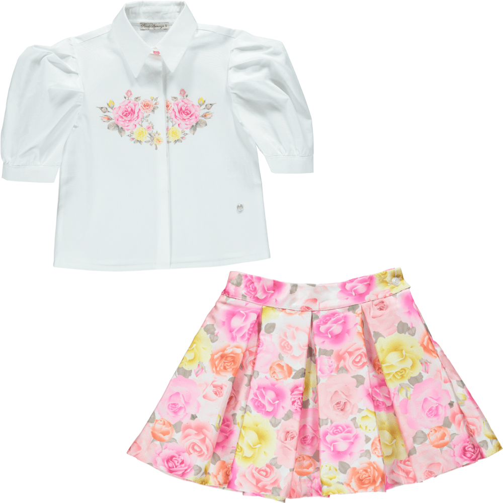 PICCOLA SPERANZA - Floral Skirt Set - Multi