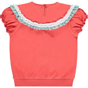 A DEE - Enya Watermelon Sweatshirt Short Set - Red