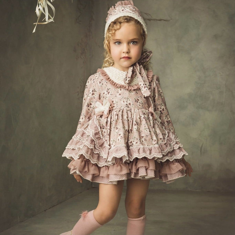 LA AMAPOLA - Beatriz Baby Dress  - Pink