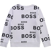 HUGO BOSS - Boys Logo Sweatshirt - White