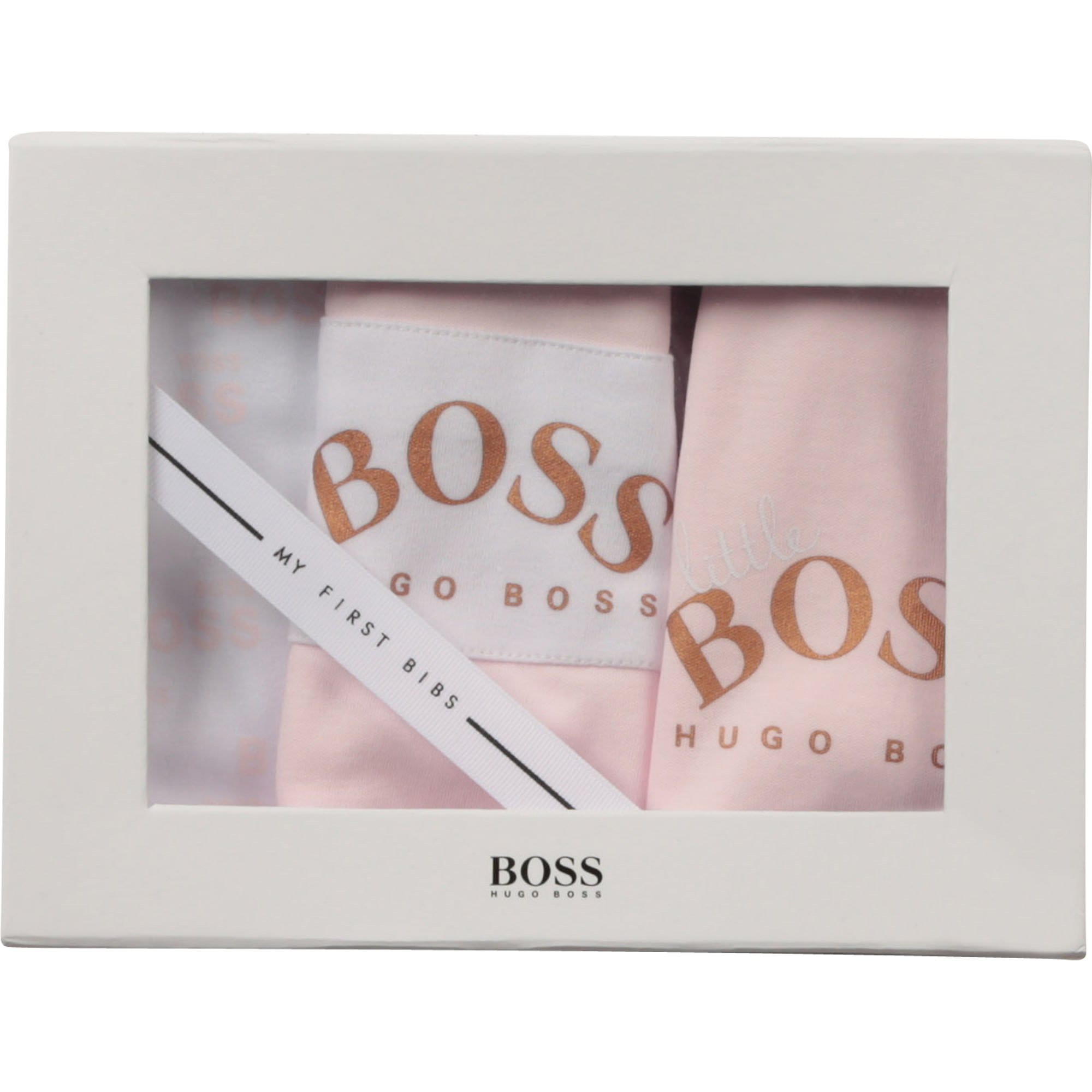 HUGO BOSS - Bib Gift Set - Pink