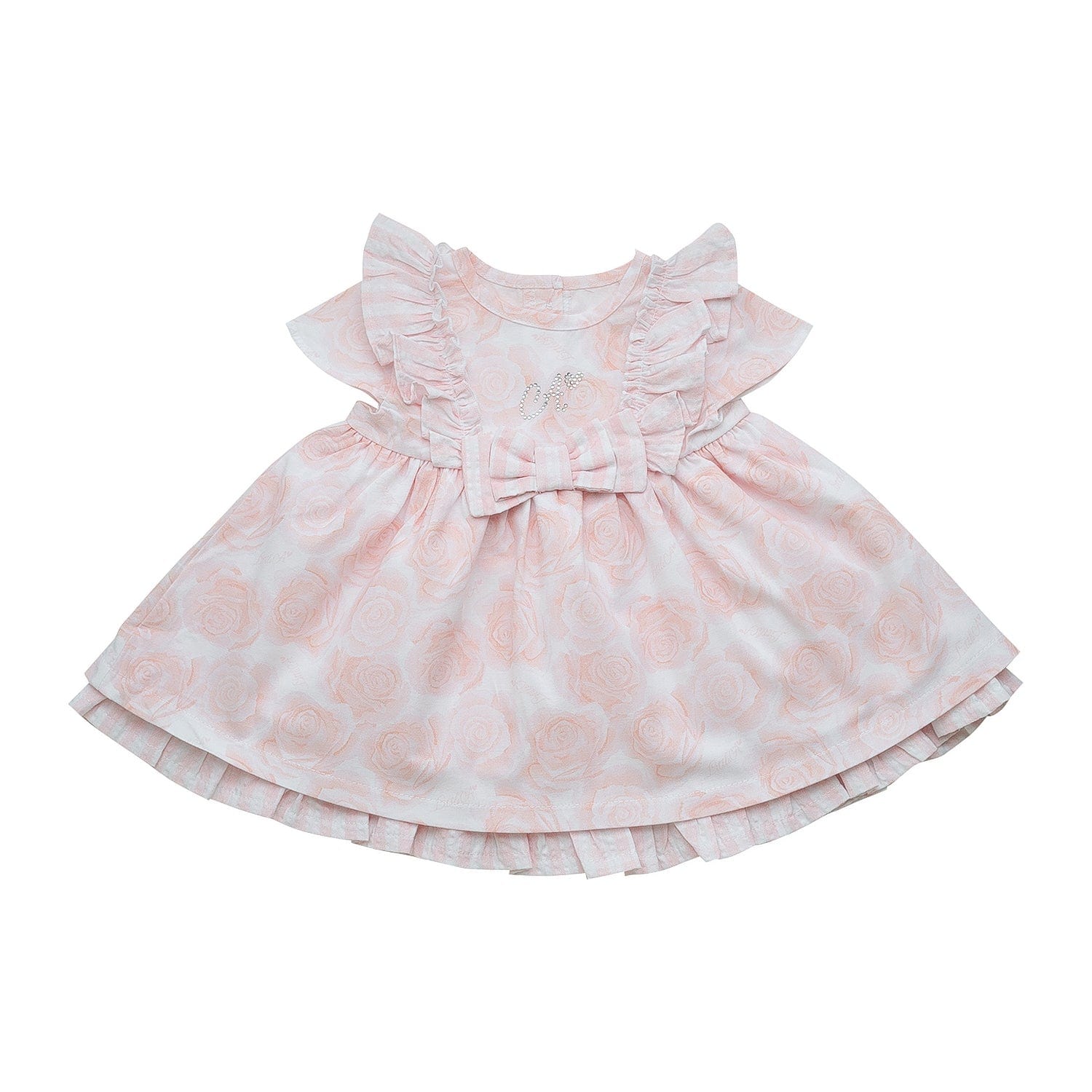 LITTLE A - Gweneth Summer Bloom Rose Dress - White