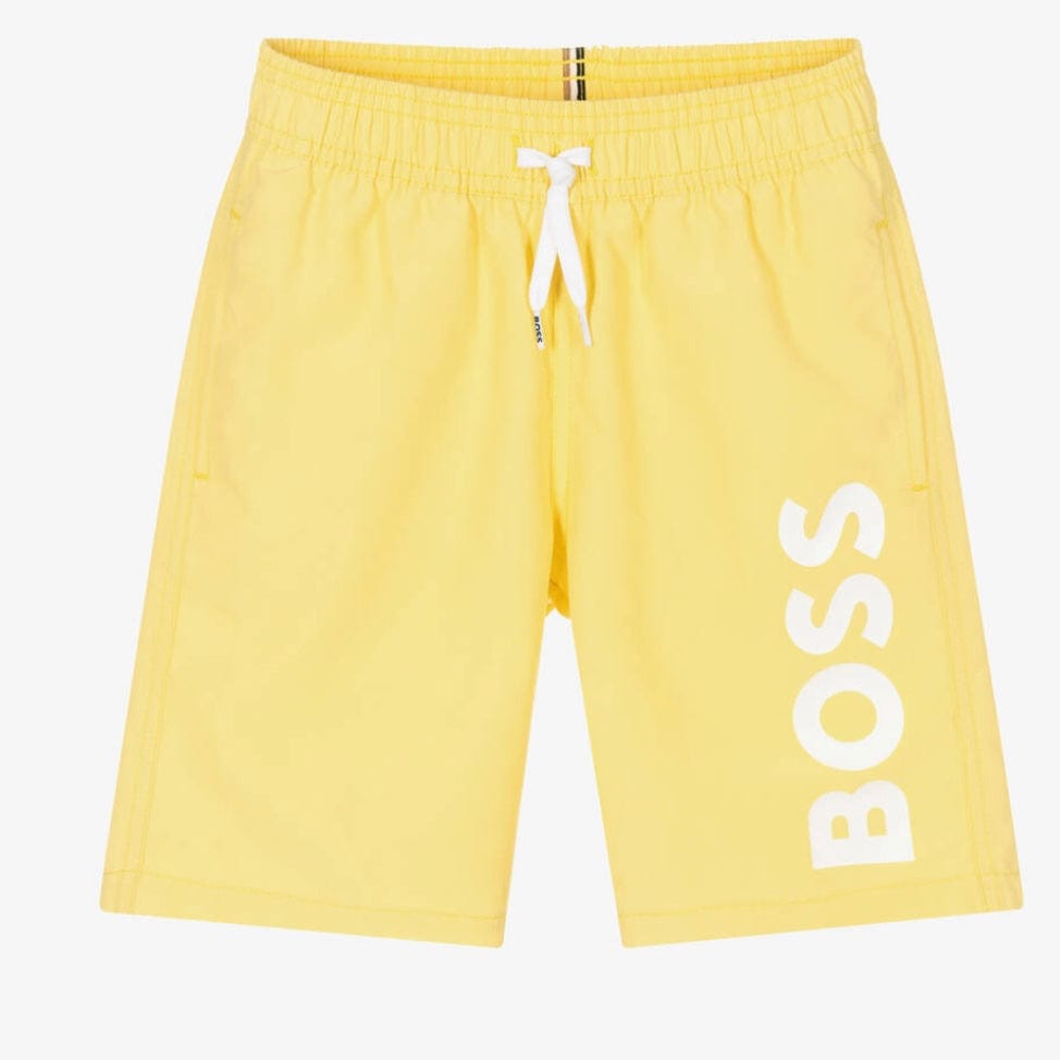 HUGO BOSS - Swim Short Logo - Yellow